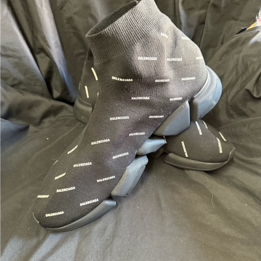 Balenciaga Black Athletic Shoes